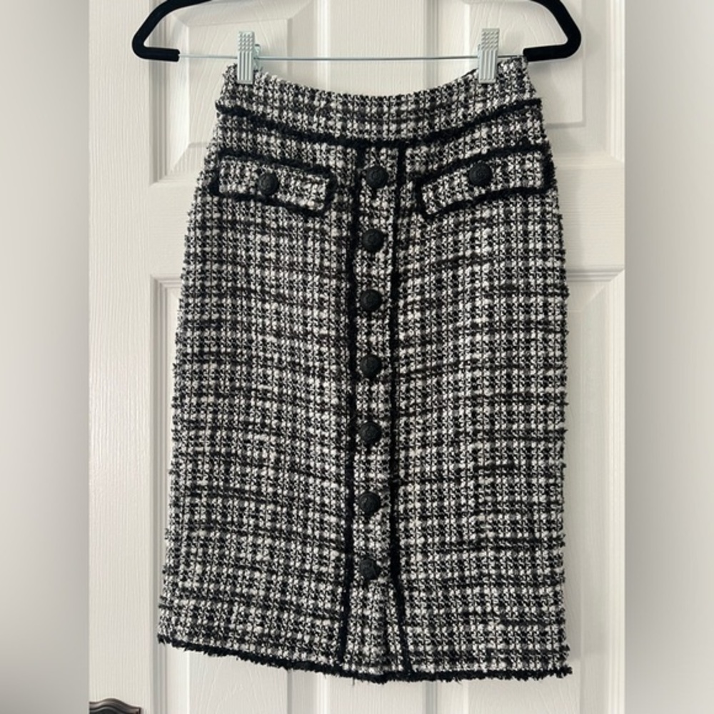 Generation Love Black White Pencil Skirt Women's Size 0